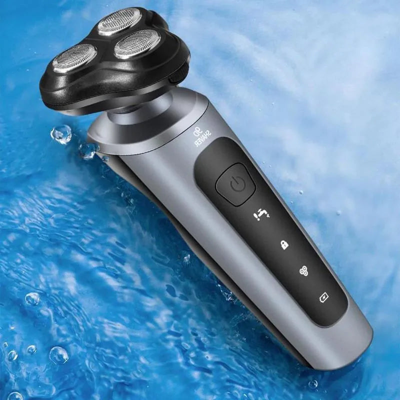 Rasoir ours rasoir pour hommes Intelligent humide sec barbe rasage tondeuse rasoir barbe dissolvant ABS tondeuse Rechargeable