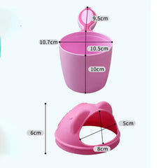 Tasse de shampoing pour bébé, seau de bain pour bébé, cuillère de bain pour enfants, tasse de lavage des cheveux, Kit de bain pour bébé, dessin animé mignon, jeu de bain pour bébé, seau amusant