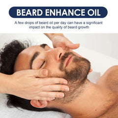 Huile de soin pour barbe, hydratante, adoucissante, nourrissante, brillante, nourrissante, épaississante, pour le toilettage et le soin de la barbe pour hommes