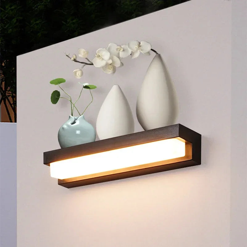 LED extérieur appliques solaires étanche lumière solaire balcon Villa porte cour muré éclairage clôture décor lampe solaire