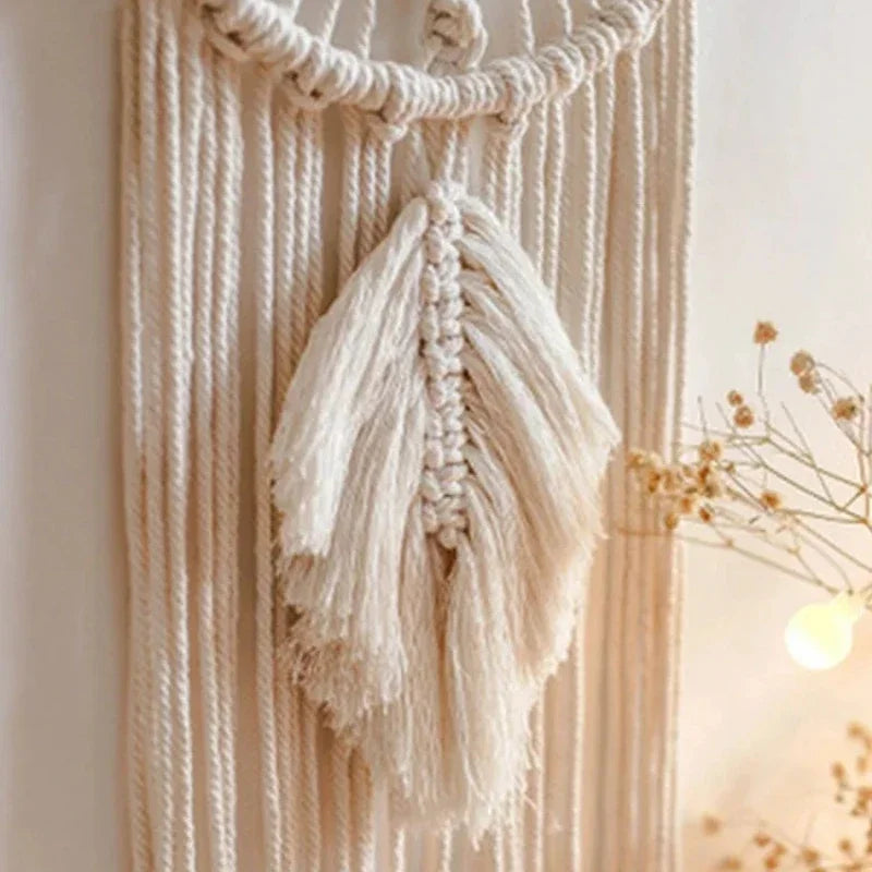 Nordic Macrame Wall Hanging, Ramadan Decoration, Home, Eid Mubarak, Children's Room, Bohemian Nursery