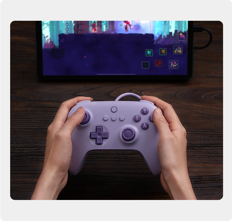 8BitDo Ultimate 2C contrôleur de jeu filaire manette de jeu pour PC Windows 10, 11, Steam Deck Raspberry Pi Android