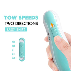 Coupe-ongles pour bébé, coupe-ongles électrique sûr pour bébé, lime à ongles pour bébé avec lumière LED pour nouveau-né et tout-petit, 1 pièce