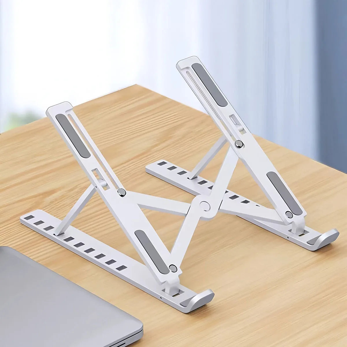 Support pour ordinateur portable, sept niveaux réglables, support pliable pour tablette de rehaussement et de refroidissement pour ordinateur portable