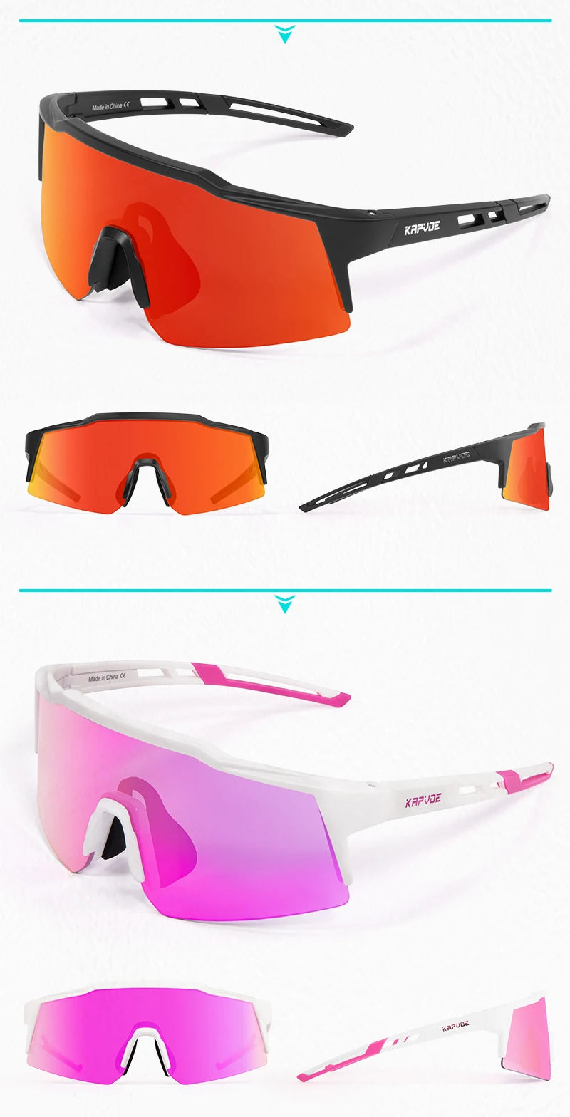 Kapvoe-Lunettes de soleil photochromiques pour enfants, lunettes de vélo de sport, lunettes de vélo d'extérieur pour garçons et filles, lunettes pour adolescents, UV400