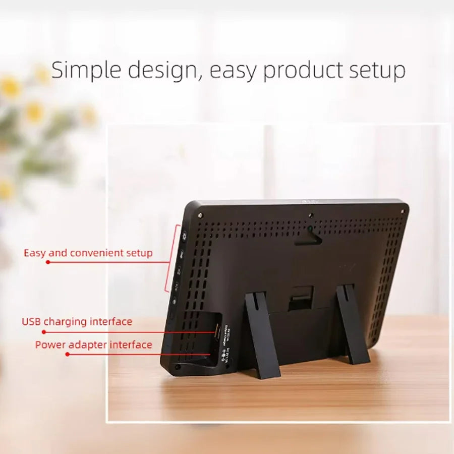Tuya – Station météo intelligente WIFI, compteur de température et d'humidité, prévisions météorologiques, réveil météo multifonctionnel pour intérieur et extérieur