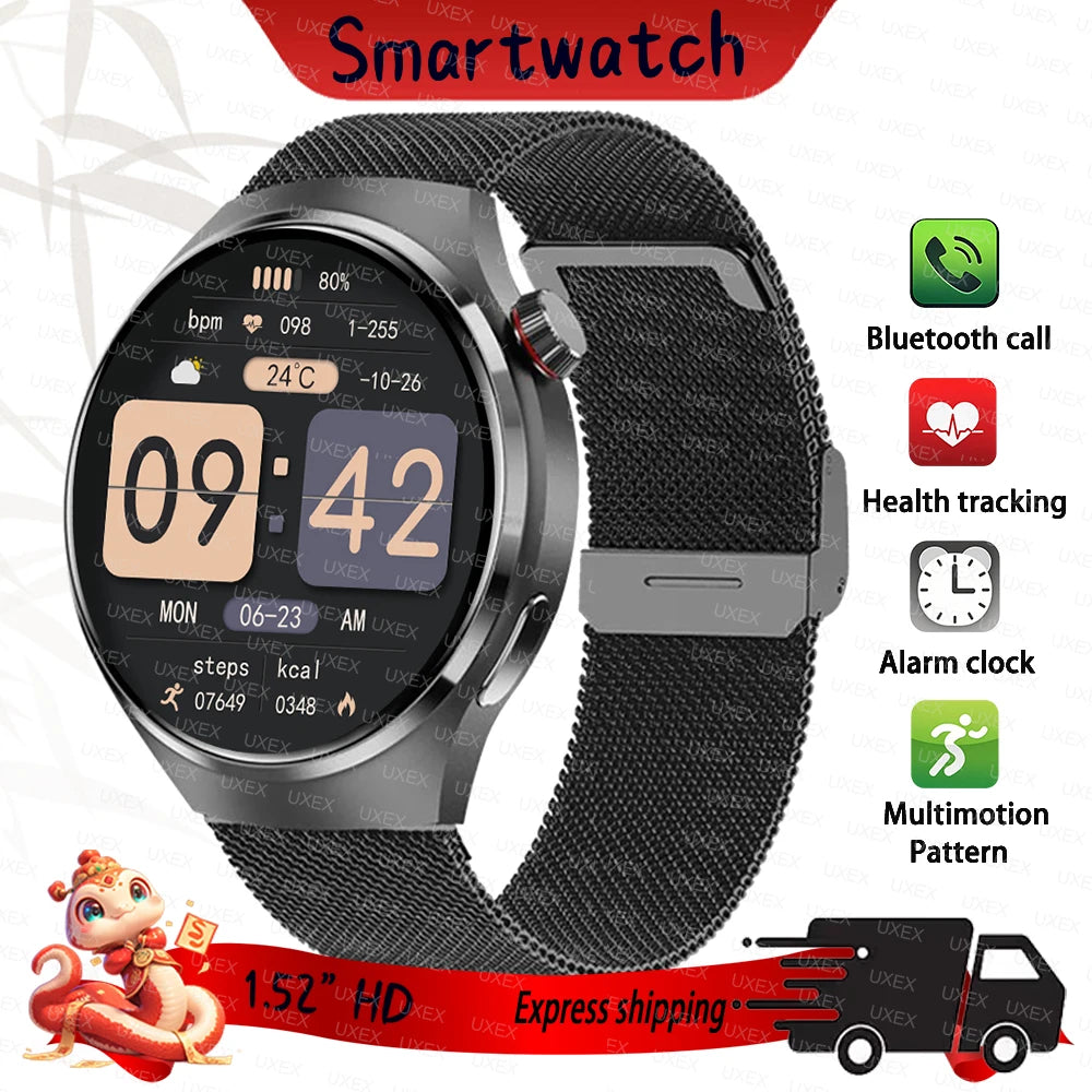 2025 montre Smartwatch Wemon 1.52 "HD Bluetooth appel offres aujourd'hui cadeau pour hommes suivi de santé montres Smart Hombre affaires nouveau