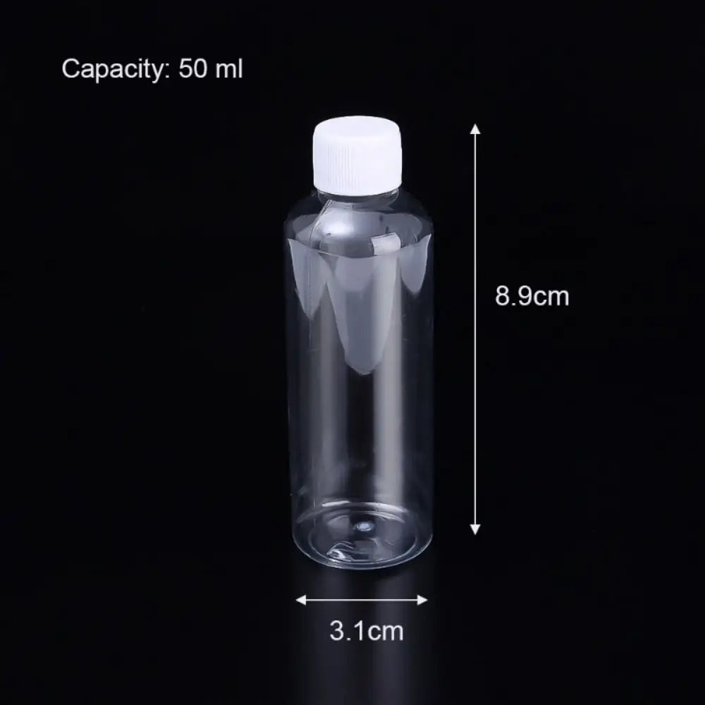 AfricSeal HI-Bouteille d'emballage réutilisable en plastique, plusieurs échantillons de cosmétiques, shampoing, poudre liquide, 10 ml, 20 ml, 30 ml, 50 ml, 80 ml, 100ml