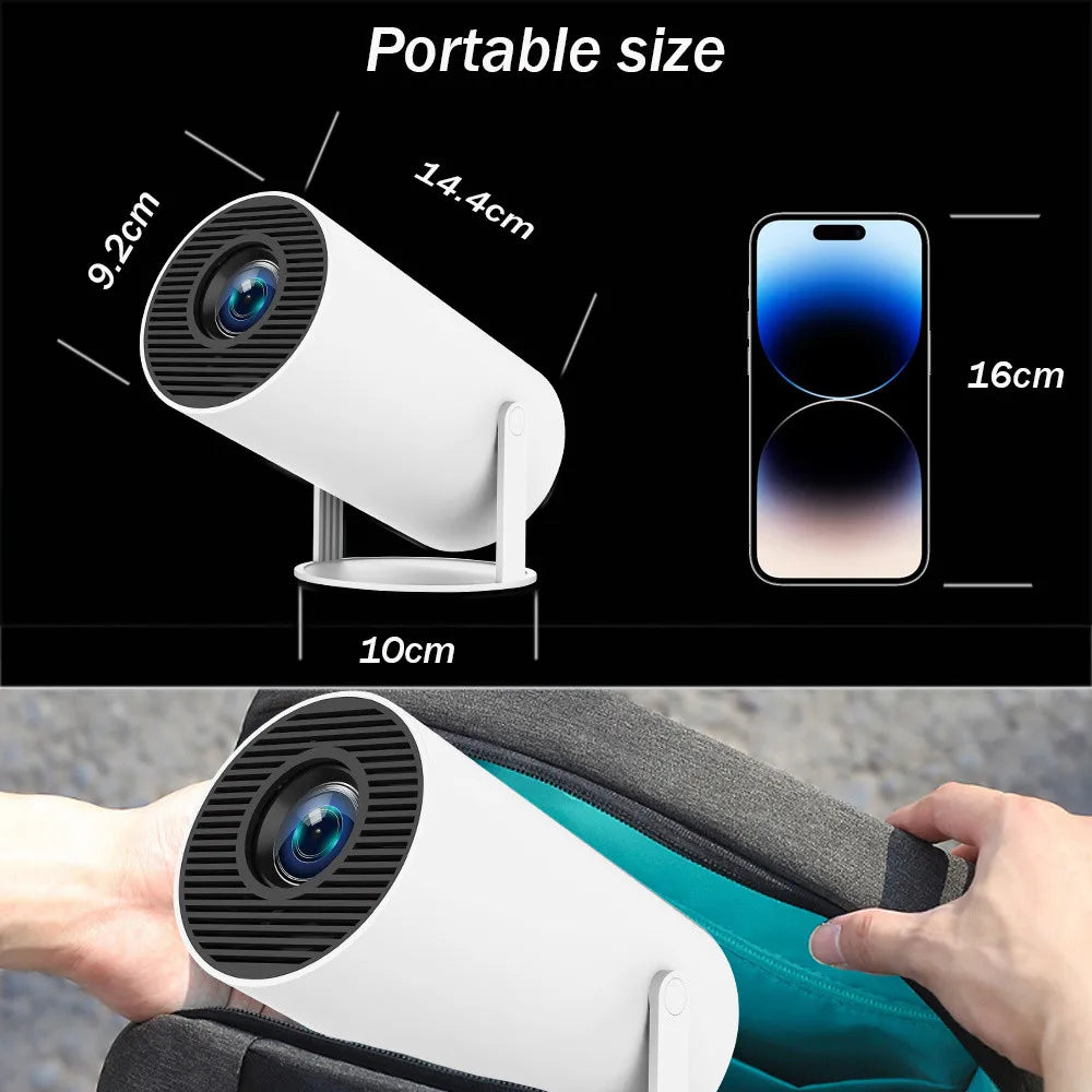 2025new DITONG HY300 pro nouveau projecteur HD 4K portable Android LED vidéo Home cinéma cinéma mini projecteur film HY300plus