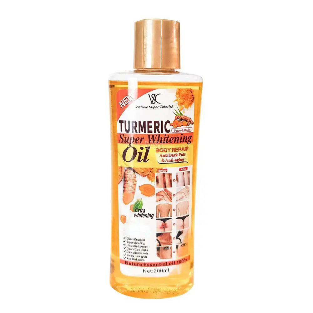 Sérum blanchissant pour le visage au curcuma, anti-d'effets, ration des taches foncées, éclaircissant pour le visage, huile de curcuma Regina