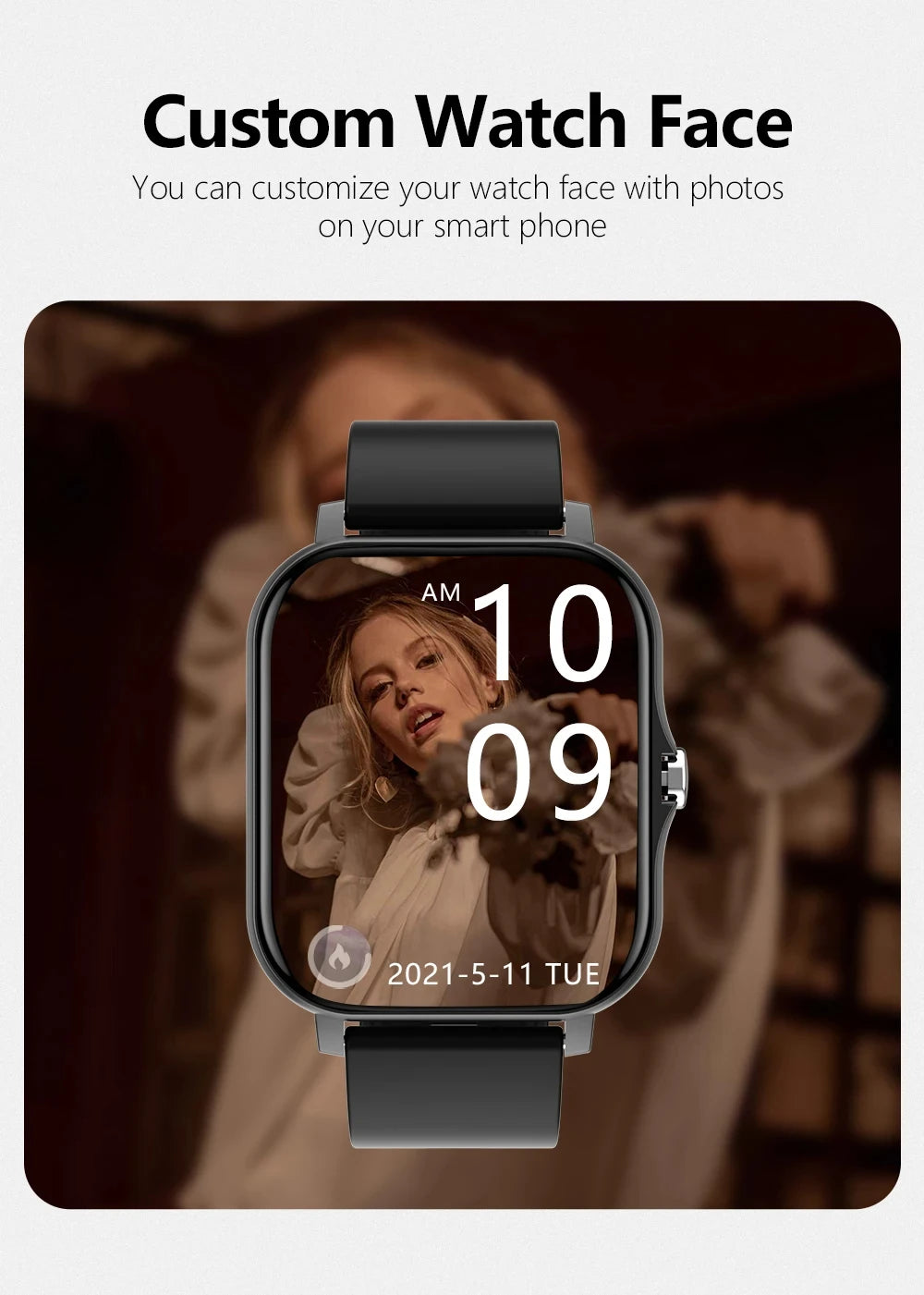 2025New mise à niveau montre intelligente pour hommes femmes 1.83 pouces écran tactile complet BT appel sport surveillance montre intelligente pour téléphone Android et IOS