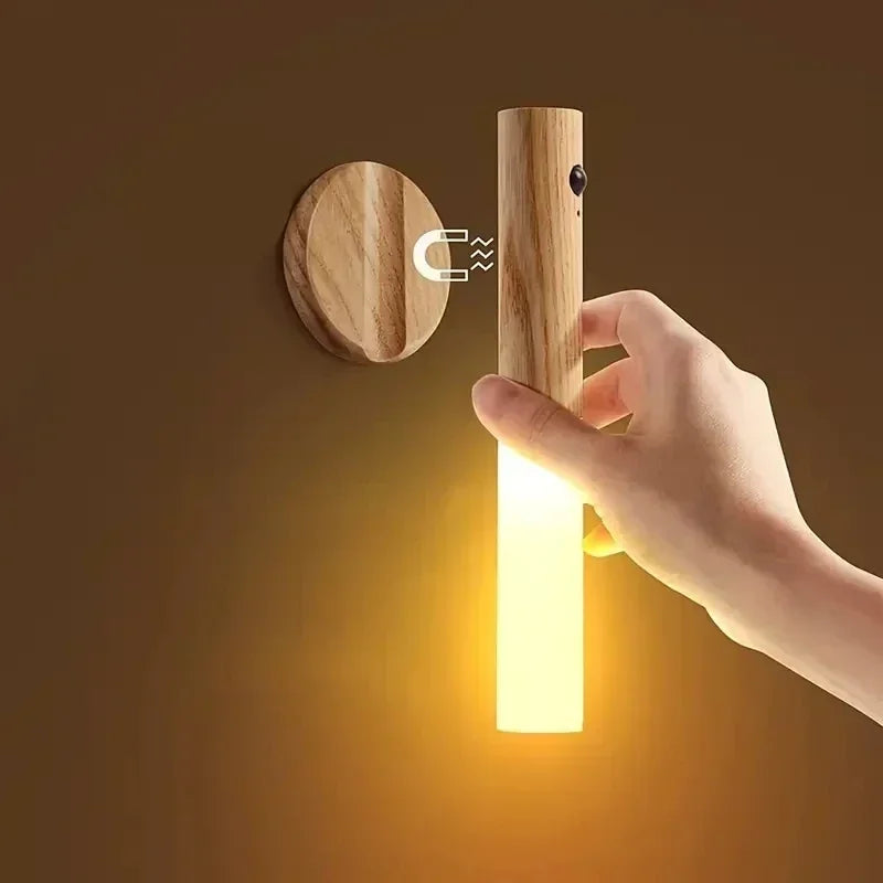 Veilleuse à détecteur de mouvement intelligent-éclairage ambiant LED, lumière murale/armoire rechargeable pour chambre à coucher, pépinière, couloir, décoration de cuisine