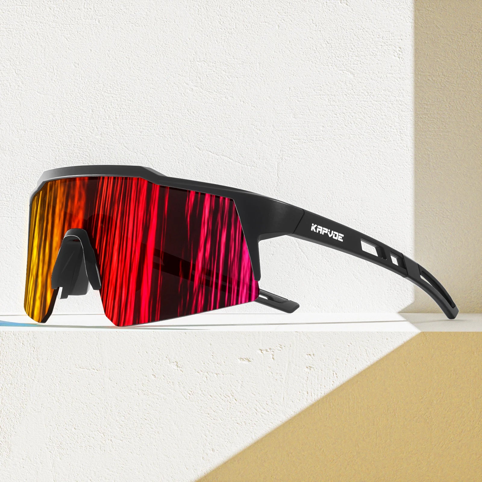 Kapvoe-Lunettes de soleil photochromiques pour enfants, lunettes de vélo de sport, lunettes de vélo d'extérieur pour garçons et filles, lunettes pour adolescents, UV400