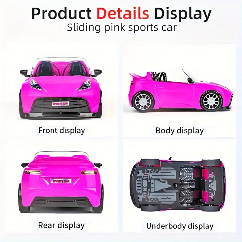 Modèle de voiture enfants jouets voiture en plein air enfants jeu maison de poupée accessoires pour 30 cm fille poupée bricolage anniversaire cadeau de noël jouet