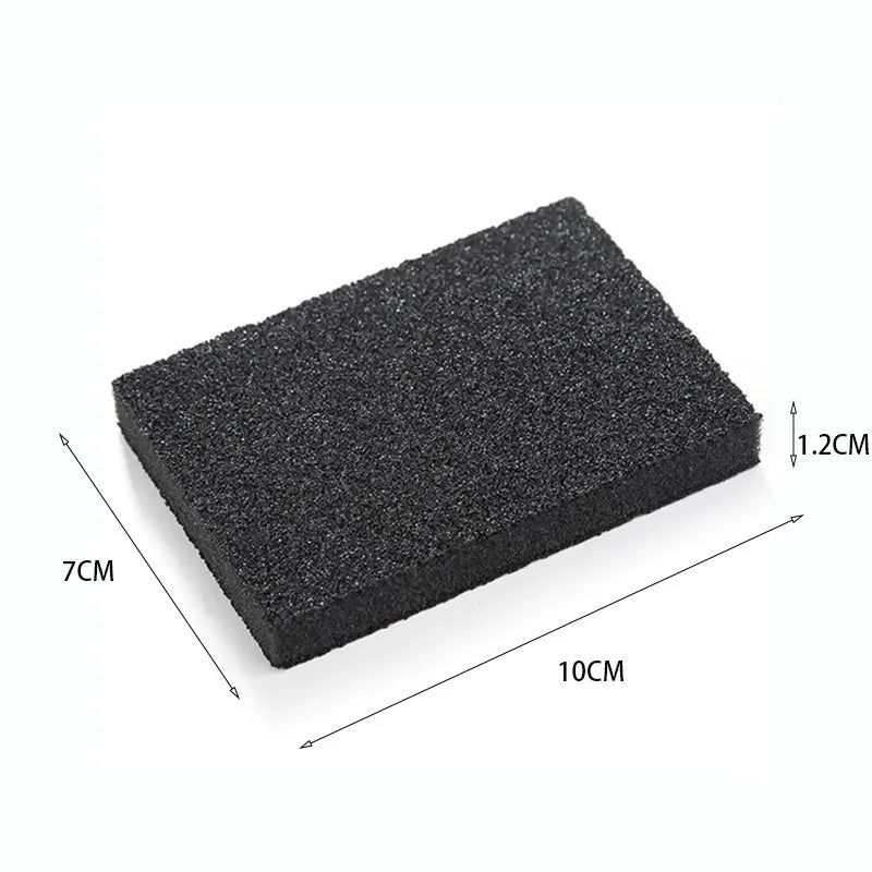 Éponge de nettoyage émeri noire, brosse de nettoyage, Agent détartrage, chiffon d'essuyage, Pot à récurer, outils de cuisine, Nano éponge, 3/5 pièces