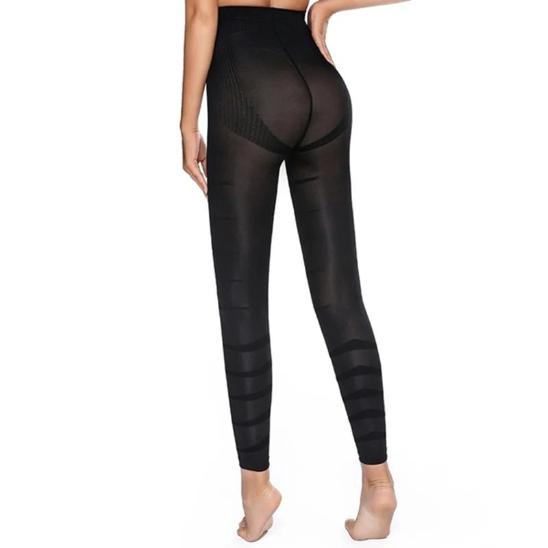 Leggings taille haute pour femmes, sculpture, contrôle ferme des jambes, ventre plat, slim, collants amincissants, cuisses plus fines, pantalons sans pieds, extensibles