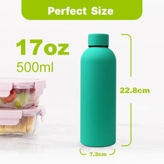 Bouteille Thermos en acier inoxydable, bouteille d'eau thermique, tasse à café, gobelet isolé sous vide, peinture en caoutchouc, bouilloire de sport
