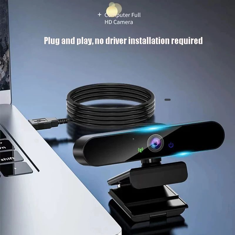 4K USB Webcam with Microphone, Autofocus, 2K Camera for PC/Laptop, 1080P Live Streaming Webcam for Video Calls