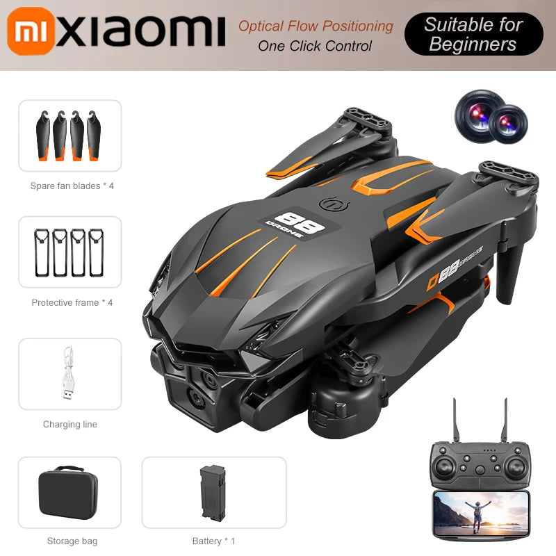 Xiaomi D88 Drone 8K aérien HD double caméra photographie Intelligent évitement d'obstacles moteur sans brosse 5G WIFI GPS retour VR Drone