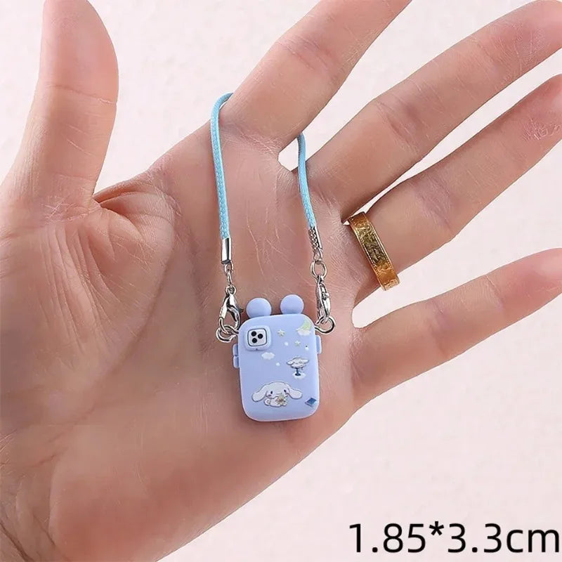 Pour Labubu accessoires pour Crybaby accessoires Style dessin animé appareil photo téléphone sac en peluche poupée accessoires pendentif ventilateur cadeau d'anniversaire