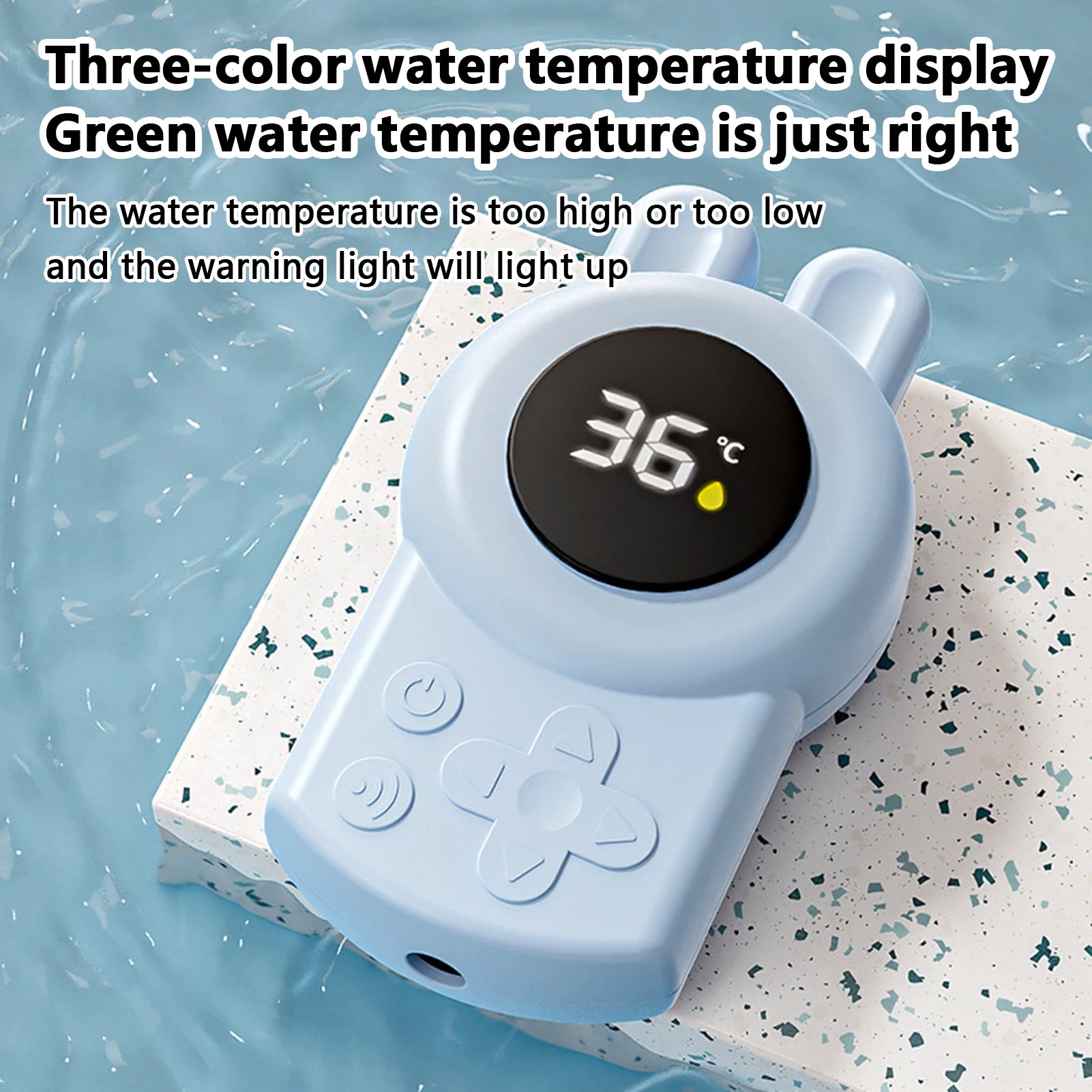 Compteur de température de l'eau, thermomètre de bain pour bébé, pour enfants, nouveau-nés, tout-petits, étanche, sécurité, jauge de température numérique, jouet flottant