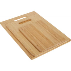 Planches à découper en bambou pour la cuisine, planche à découper en bois pour hacher de la viande, des fruits, du fromage, lot de 3