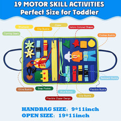 Planche de développement d'activités sensorielles, jouets Montessori, planche d'apprentissage pour les motricité, planche d'apprentissage pour les tout-petits