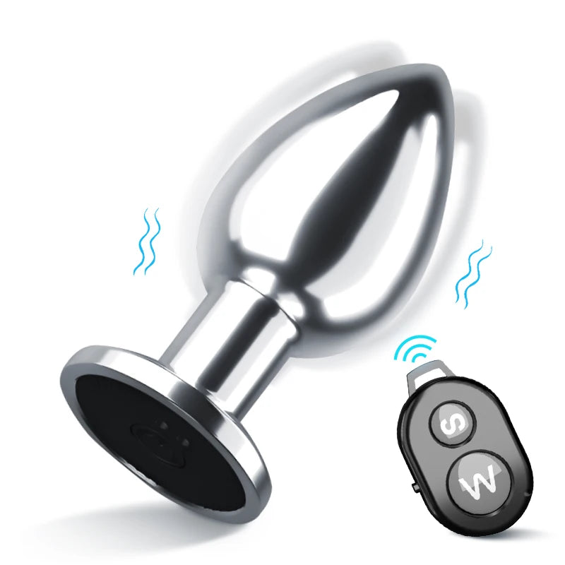 Adult sex toys, double-ended metal anal plug, couples' play, male and female anal dildo, G-spot massager, female SM plug masturbator
