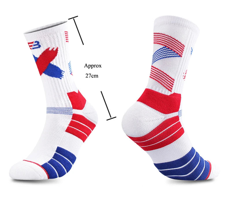 Compression sports socks for men and women, ideal for running, cycling and hiking