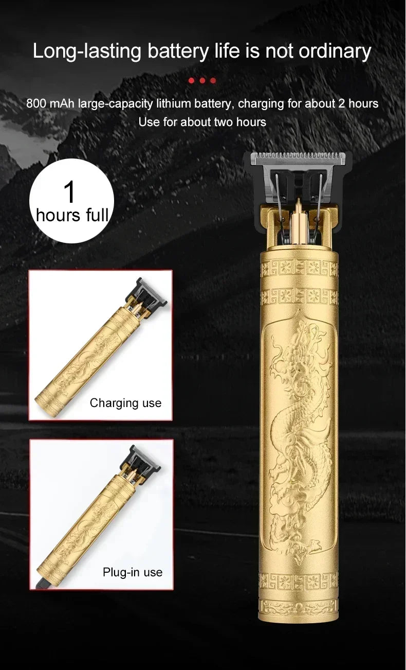 Tondeuse à cheveux électrique T9 pour hommes, tondeuse à barbe, tondeuse à cheveux Linge, machine de découpe de cheveux, barbier professionnel, rasoir