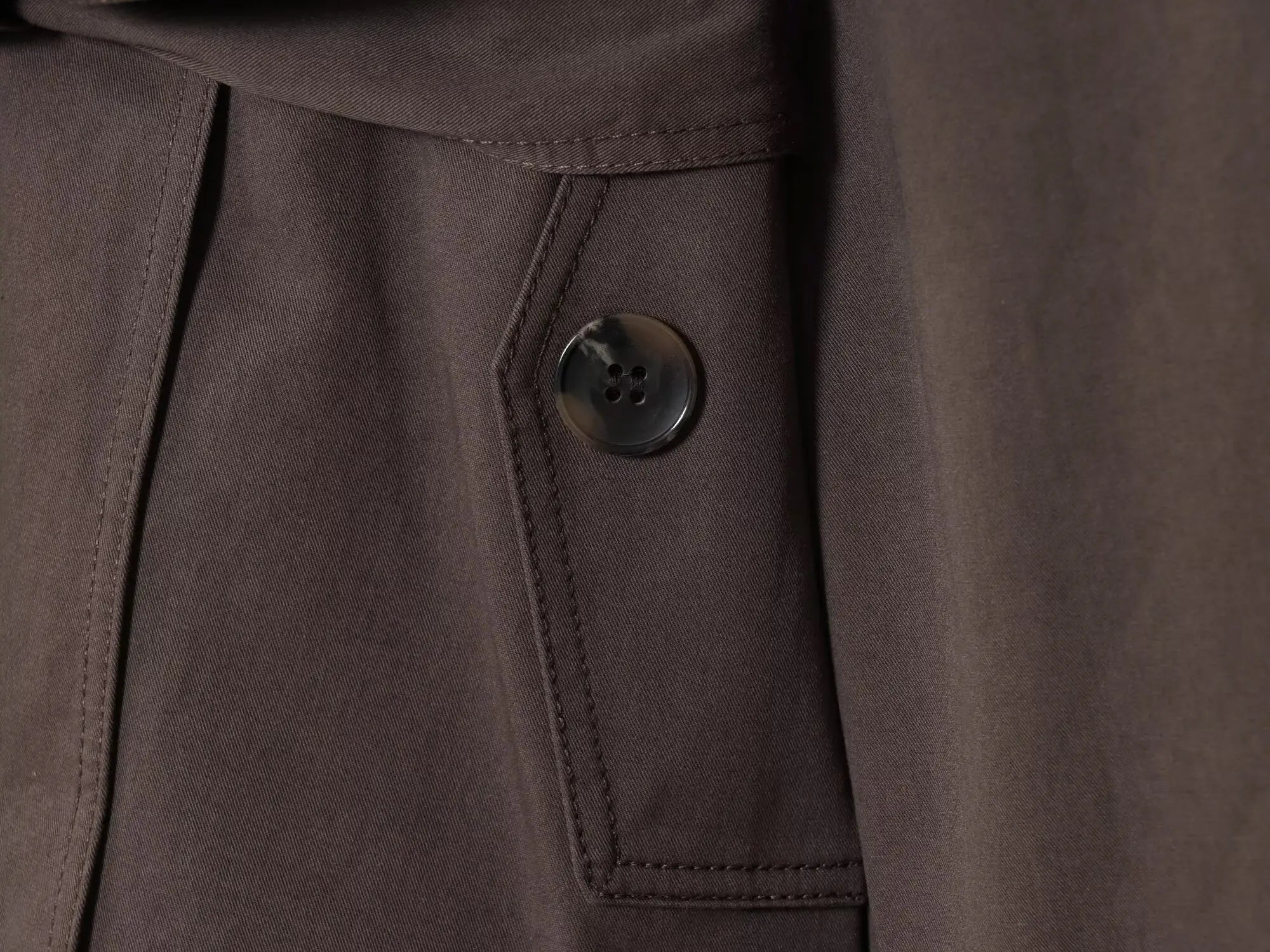 ETJ Autumn 2025 New Collection Women's British Style Double-Breasted Lapel Mesh Colour Belted Casual Trench Coat