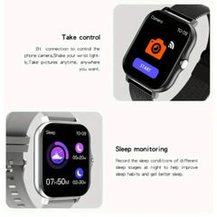 Montre intelligente pour téléphone android. Écran couleur 1,44 pouces, entièrement tactile, appel Bluetooth, montre intelligente, charge magnétique
