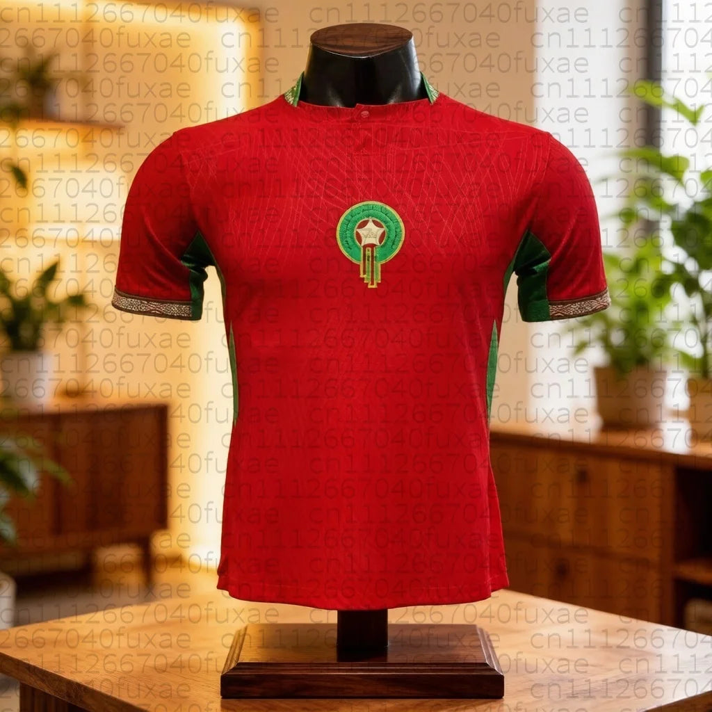 Édition Spéciale Maroc 2026 – T-shirt de Sport Respirant et Séchage Rapide Style Ethnique Universel pour l'Été – Assortiment Familial