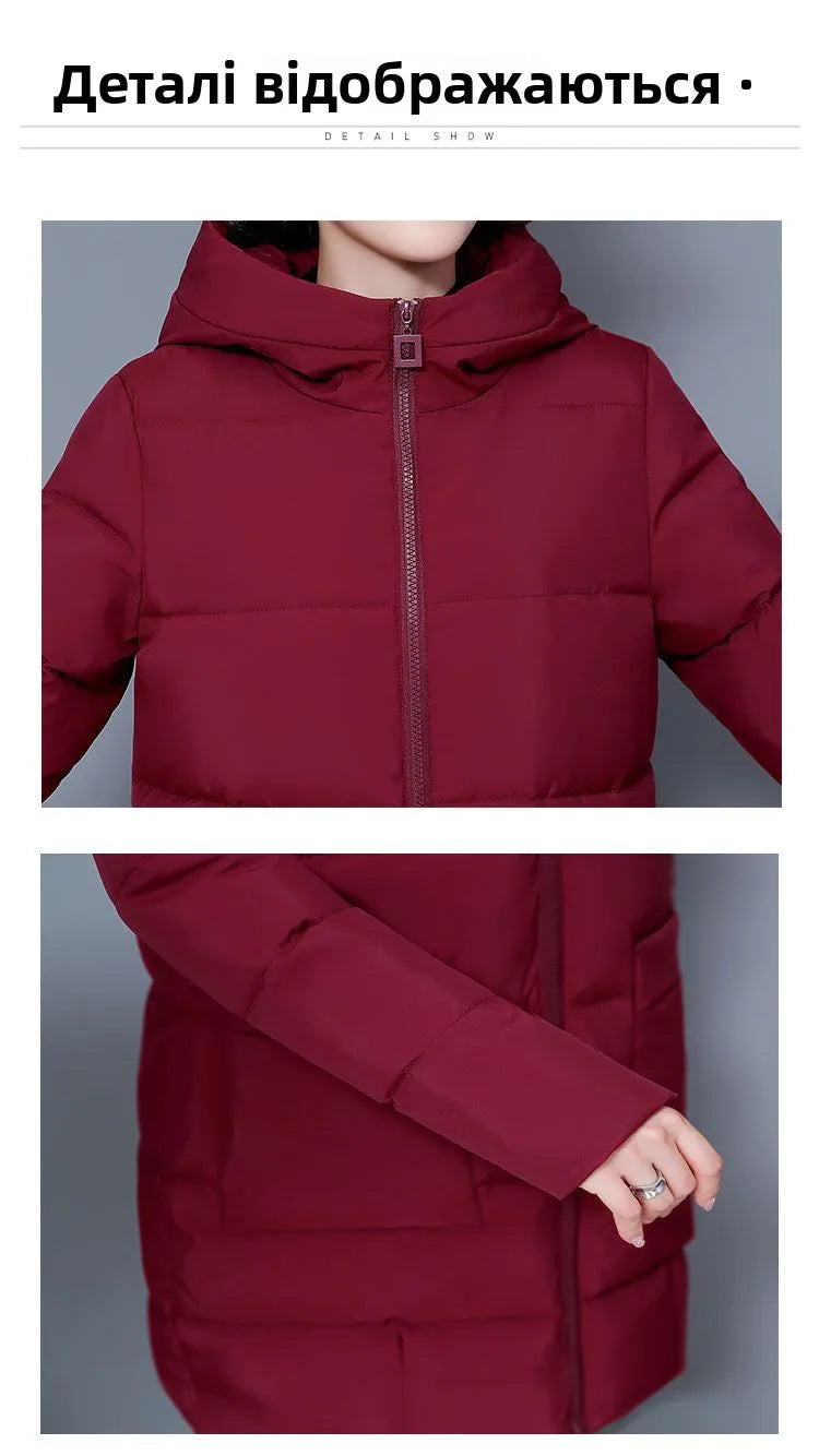 Thiened grande taille vers le bas coton Jaet vêtements d'hiver pour personnes d'âge moyen et ly et mère Sle manteau vêtements d'extérieur