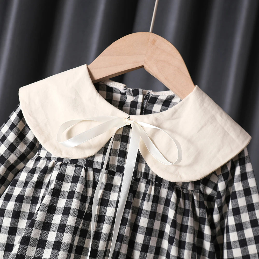 Printemps automne enfant en bas âge enfants filles vêtements bébé arc à manches longues robes costume pour enfants fille vêtements vêtements chauds tenue décontractée