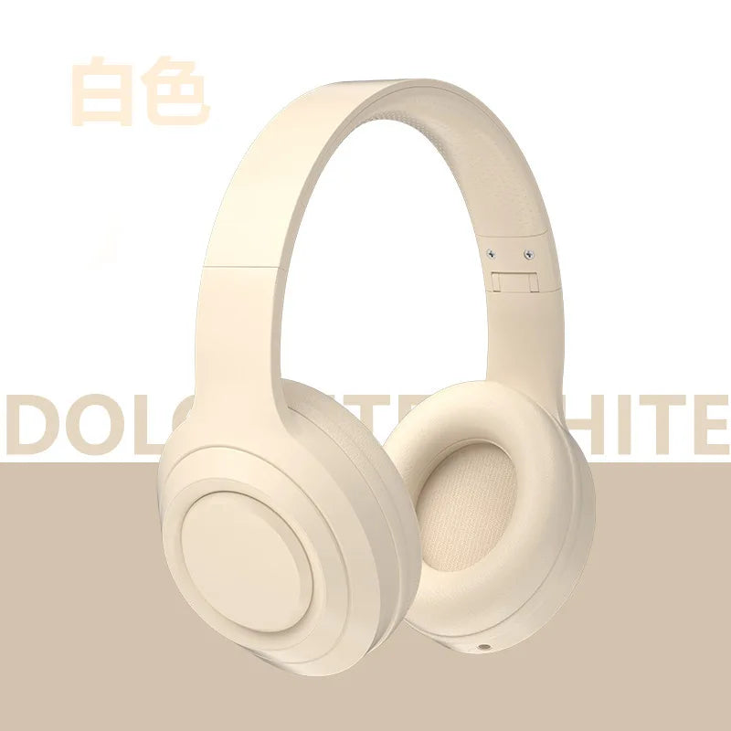 Écouteurs sans fil Bluetooth sur l'oreille casques stéréo HIFI réduction du bruit écouteurs de jeu de sport lecteur de musique avec micro cadeaux