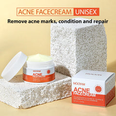 Crème de traitement de l'acné à base de plantes, crème Anti-acné pour le visage, élimination des boutons, taches, contrôle du sébum, rétrécissement des Pores, crème de soin hydratante pour la peau