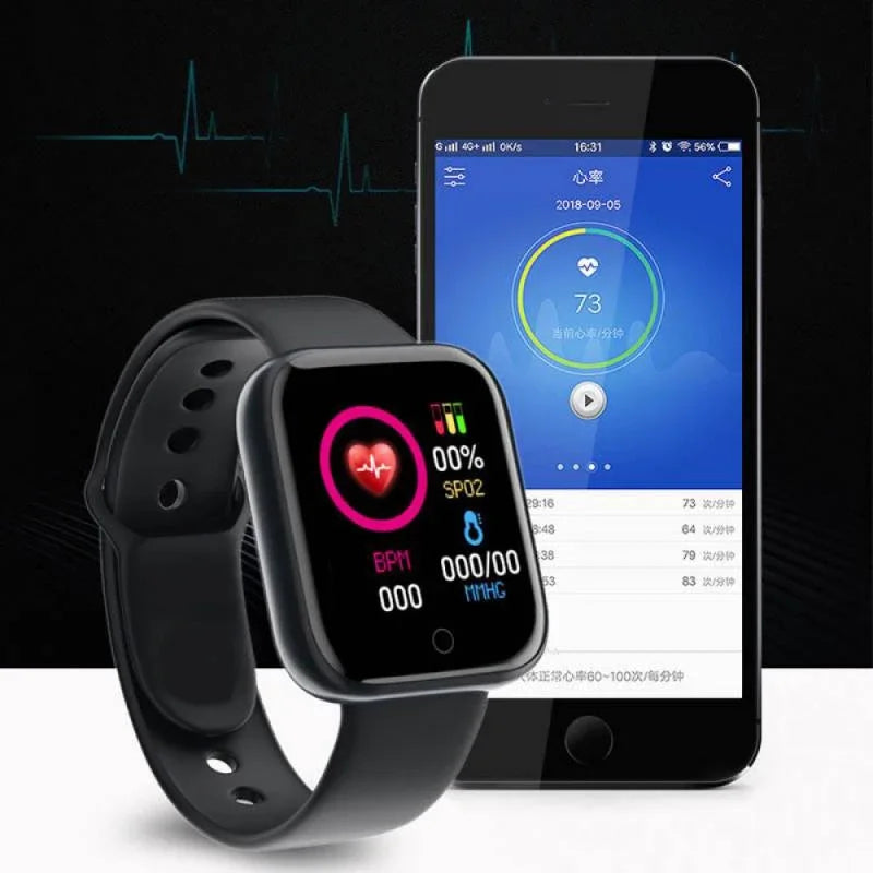 Montre intelligente multifonctionnelle pour hommes et femmes, téléphone connecté Bluetooth, musique, bracelet de sport de fitness, moniteur de sommeil, montre intelligente