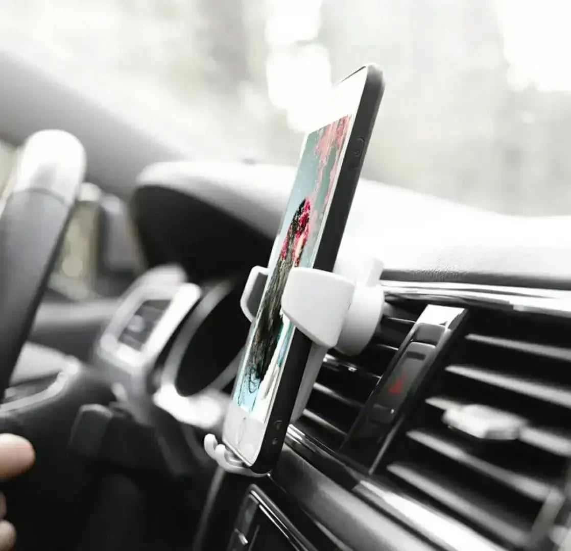 Support de téléphone portable universel pour voiture, clip de montage sur grille d'aération, intérieur de voiture, 4.0-7 pouces, tout le matin, nouveau