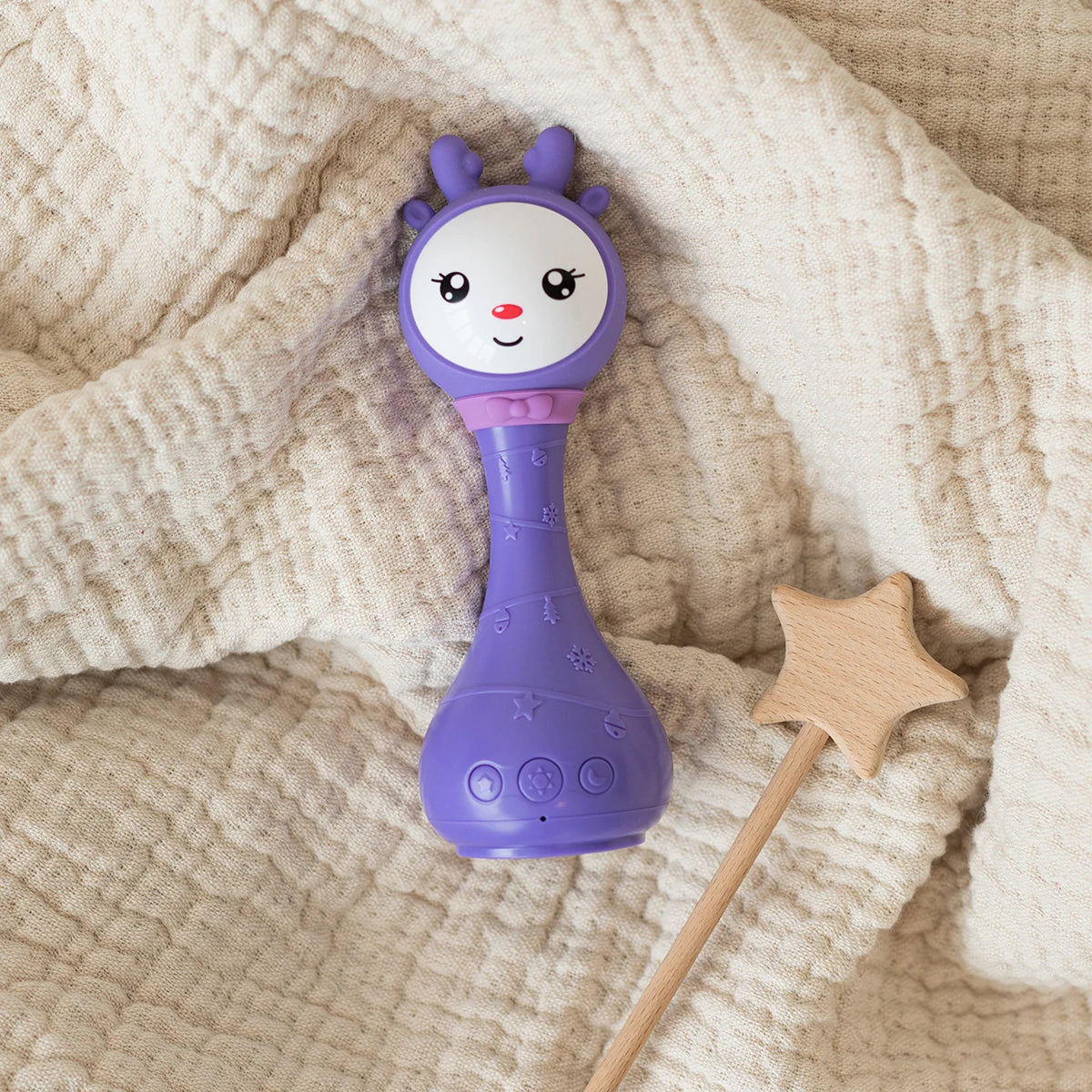 Anneau de dentition musical pour bébé, jouet hochet pour enfant de 0 à 24 ans, cloche de lit Mobile pour enfants, poussette pour nouveau-né, berceau, sucette pour nourrissons