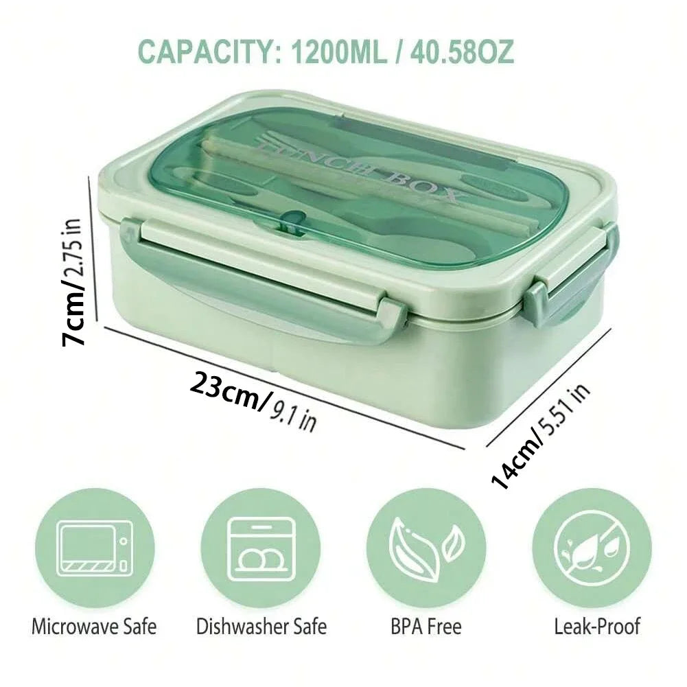 Boîte à Bento pour adultes, conteneurs pour adultes, hommes et femmes avec 3 compartiments, récipient alimentaire pour la rentrée scolaire