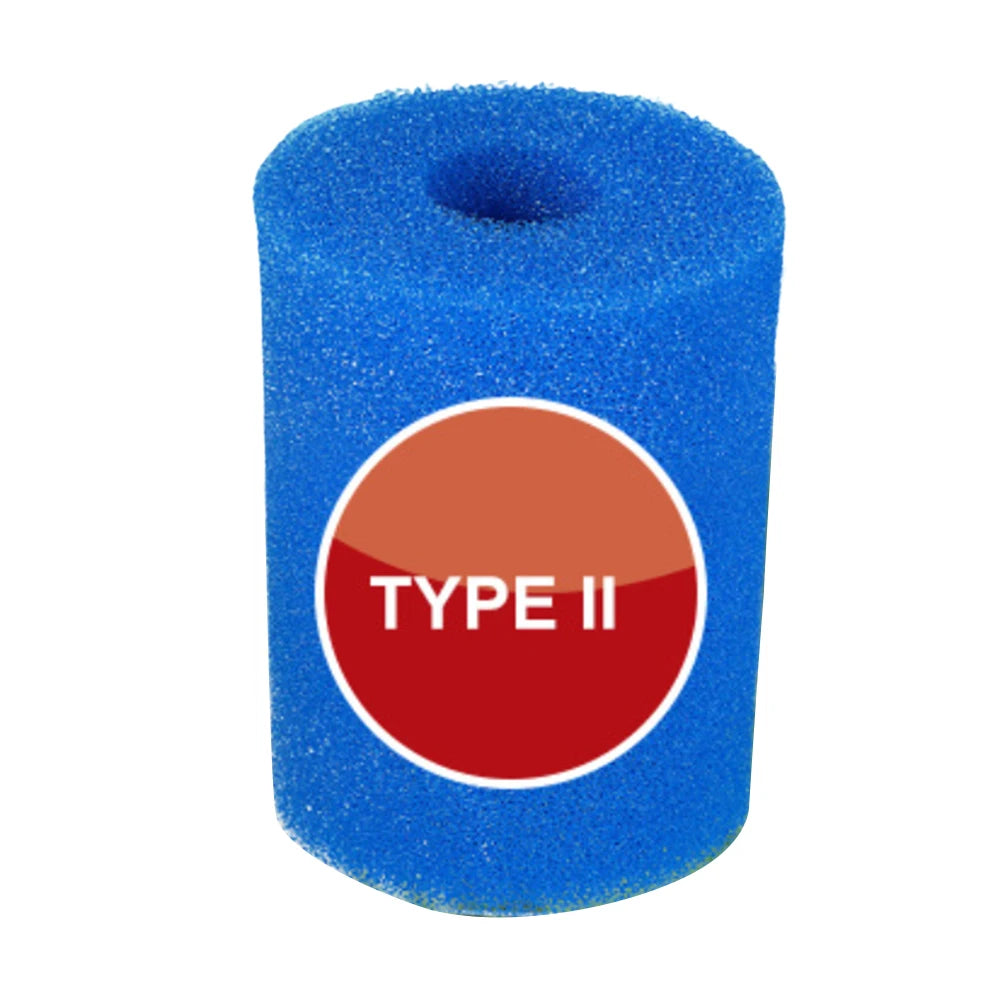Éponge filtrante de piscine en Bio mousse réutilisable, longue durée, facile à nettoyer, universelle pour le Type I/II/VI/D, 1 pièce