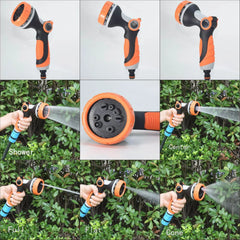 Garden hose nozzle sprayer, garden hose sprayer, high-pressure garden sprayer, 10 modes, RapDuty, suitable for water, plants, and lawns