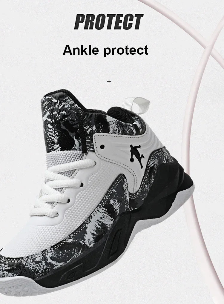 2025 chaussures de Basket-ball pour enfants baskets nouveaux garçons marque semelle épaisse antidérapant enfants chaussures de sport enfant garçon Basket formateur chaussures