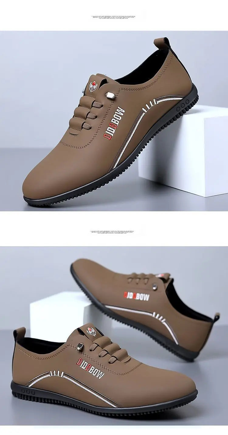 Chaussures en cuir pour hommes mode semelle souple hommes mocassins confortables chaussures de marche légères chaussures plates pour homme mocassins Zapatillas Hombre