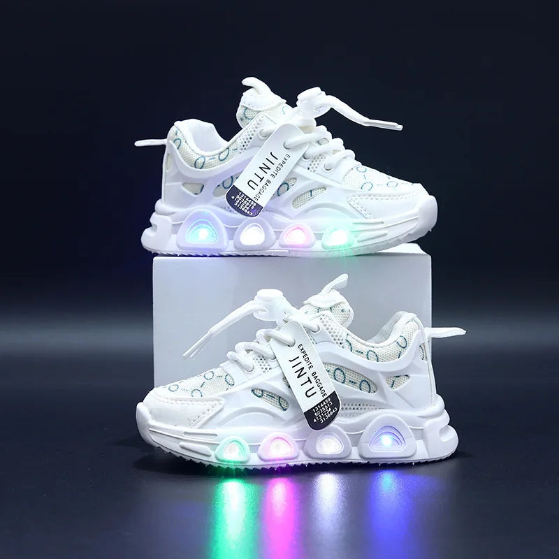 Enfants baskets 2025 printemps nouvelle fille Sneakers1-6 ans décontracté LED enfant chaussures mode filles chaussures chaussures De créateur Tenis De Mujer