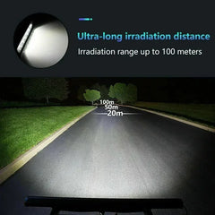 Phares à feux de route DRL étanches 12V: 6 feux de travail de voiture LED 18W pour suv, camions, remorques, conduite tout-terrain et antibrouillard, ampoules de phares