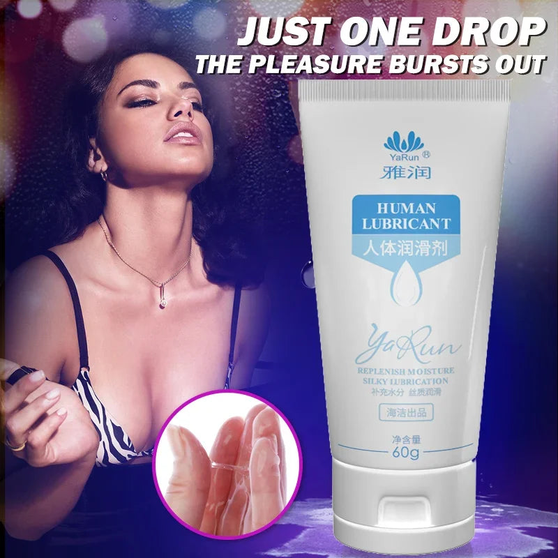 Personal sexual lubricant, water-based orgasm gel for women, vaginal gel, anal sex cream, intimate massage oil, masturbation lubricant for adults