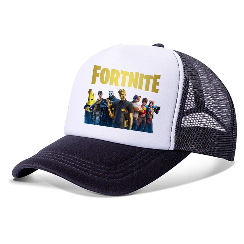 Casquette de Baseball Fortnites pour enfants, chapeau imprimé de jeu de dessin animé pour garçons, chapeau de soleil d'été en plein air, casquette à visière réglable, cadeaux pour enfants, nouvelle collection