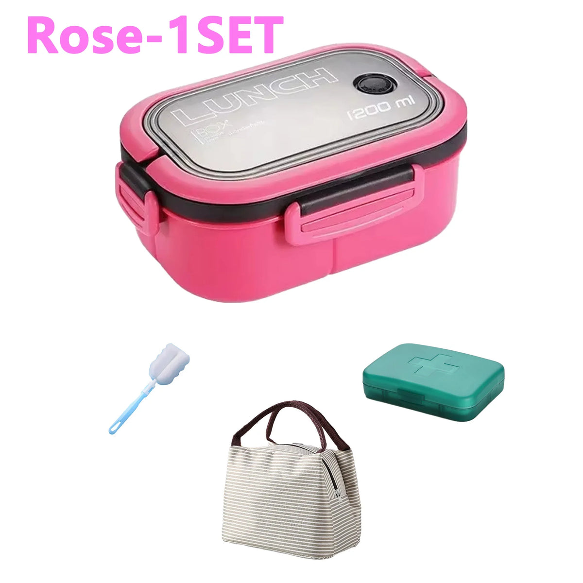 Boîte à déjeuner mignonne pour enfants, compartiments pour micro-ondes, Bento, école, Camping en plein air, pique-nique, récipient alimentaire Portable